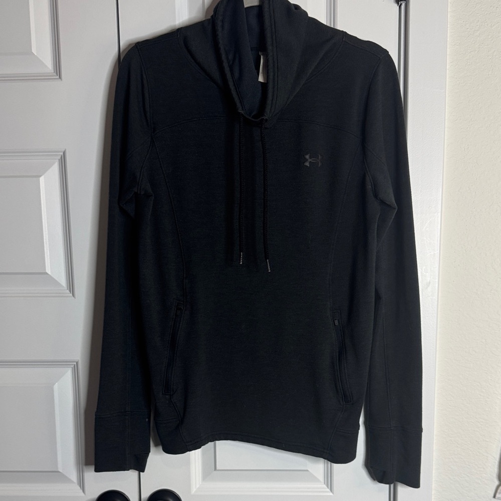 Under Armour Women's Black Cowl Neck Sweater